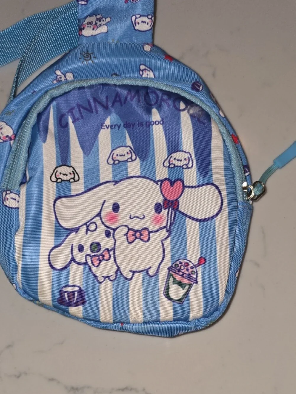 Light Blue Kids Crossbody Pouch
